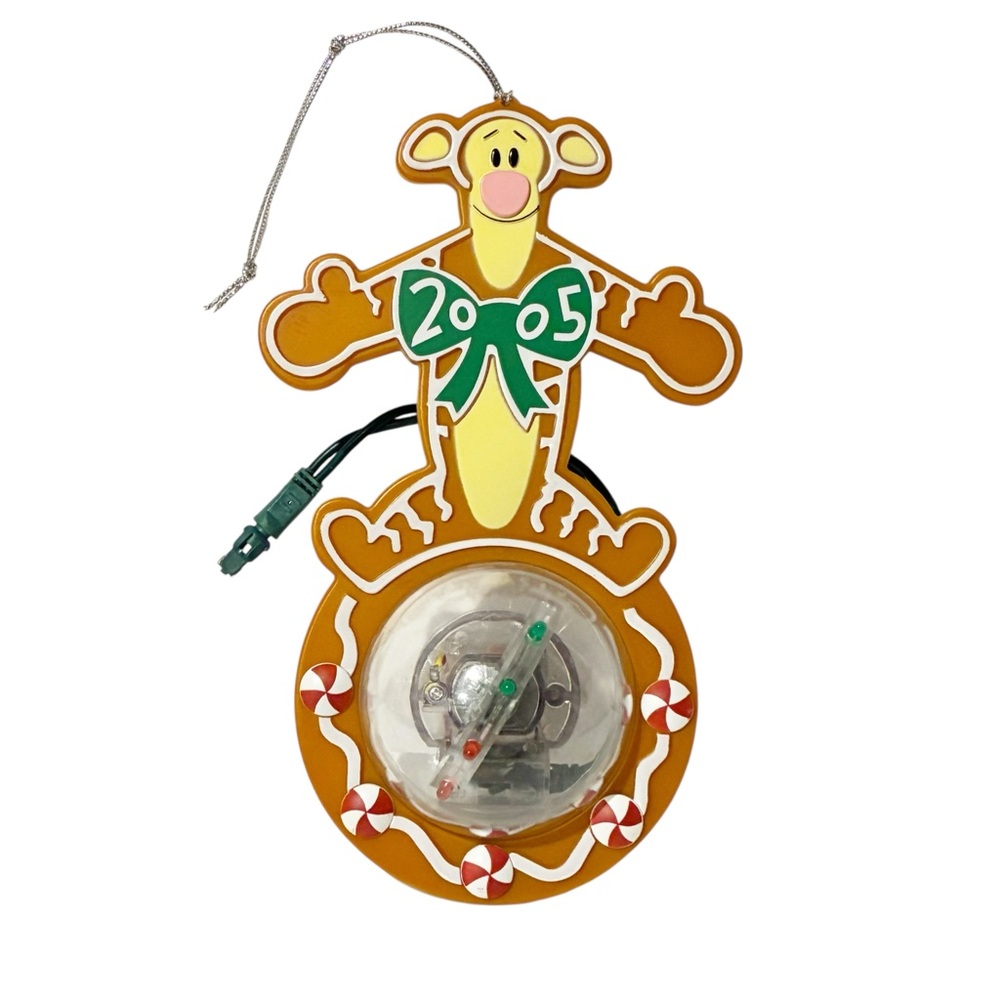 Disney Store 2005 Our Family Tree Light-up‎ Holiday Ornament Tigger UNTESTED